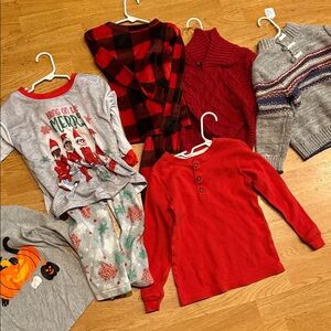 Carter's/Cat&jack Christmas/halloween kids' Clothing Set 4/5